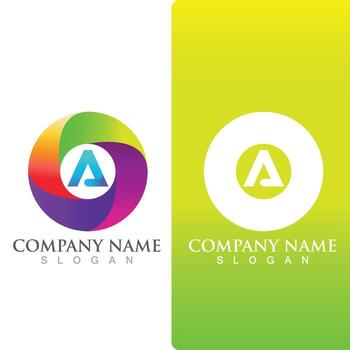 A Logo Template design vector