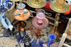 Hookah is a device for smoking among the peoples of the Middle East. photo