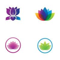 Beautiful and naturally beautiful lotus spa flowers, with luxurious and elegant lotus flower illustration editing, suitable for beauty and cosmetic salons. vector