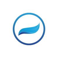 Water wave logo and Sea wave logo or beach water waves, with vector design concept.