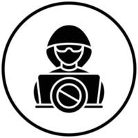Anti Theft System Icon Style vector