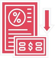 Down Payment Icon Style vector