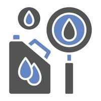 Search Oil Icon Style vector