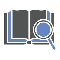 Search Books Icon Style vector