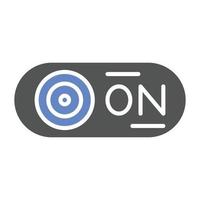 On Off Switch Icon Style vector