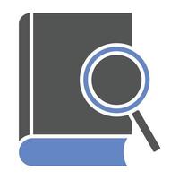 Find Book Icon Style vector