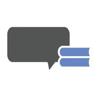 Library Chat Icon Style vector