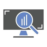 Business Research Icon Style vector