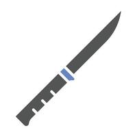 Fillet Knife Icon Style vector