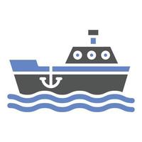 estilo de icono de pesca comercial vector