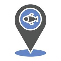 Fishing Destinations Icon Style vector