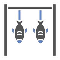 Fish Stringer Icon Style vector