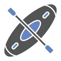 Canoeing Icon Style vector