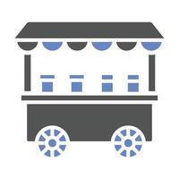 Toffee Apple Stall Icon Style vector