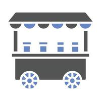 Toffee Apple Stall Icon Style vector