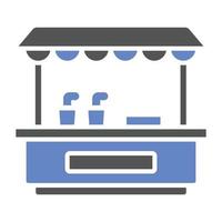 Drinks Stall Icon Style vector