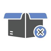 Failed Delivery Icon Style vector