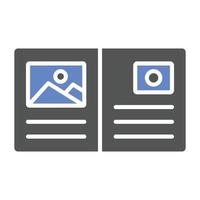 Postcard Icon Style vector