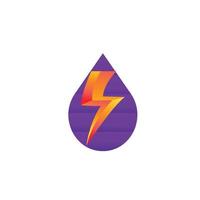 Thunderbolt logo and symbol vector