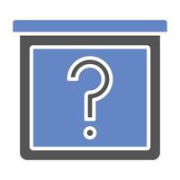 Mystery Item Icon Style vector