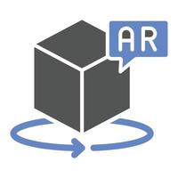 360 Ar Icon Style vector