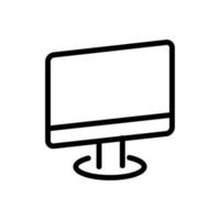 Modern computer icon vector. Isolated contour symbol illustration vector