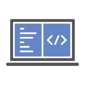 Coding Icon Style vector
