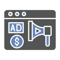 Programmatic Media Buy Icon Style vector