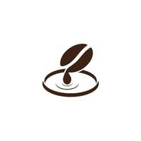 coffee bean icon vector