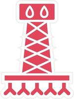 Fracking Icon Style vector