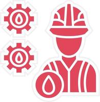 Engineer Icon Style vector