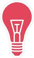Light Bulb Icon Style vector