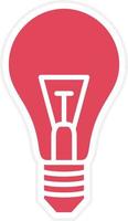 Light Bulb Icon Style vector