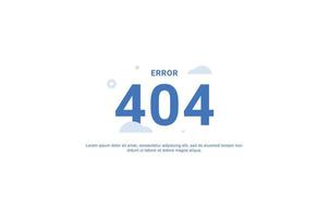 Page Not Found 404 Design Banner For Digital Media vector