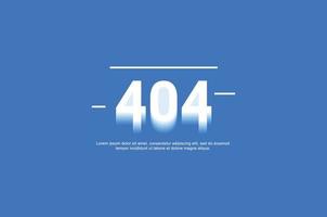 Page Not Found 404 Design Banner For Digital Media vector