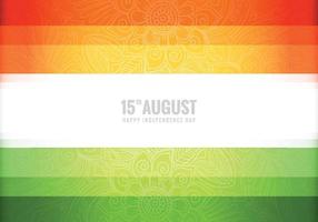 Tricolor indian flag celebration creative card design vector