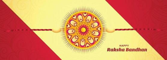 Raksha bandhan festival celebration card banner background vector