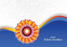 Indian religious festival raksha bandhan celebration background vector