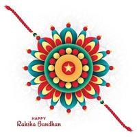 Realistic raksha bandhan concept card background vector