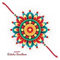 Realistic raksha bandhan concept card background vector