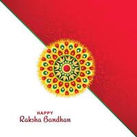 Rakhi for indian festival raksha bandhan card background vector