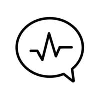 strain of thoughts icon vector outline illustration