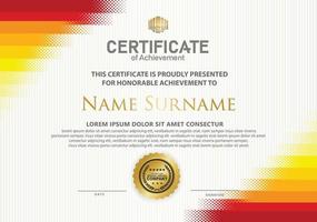 Modern certificate template background. vector illustration