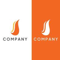 Fire or flame logo, fireball logo, and embers. Using a vector illustration template design concept.