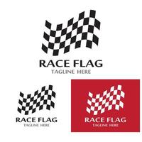 race flag icon logo vektor template vector