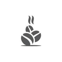 vector de icono de grano de café