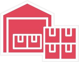 Warehouse Icon Style vector