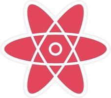 Atom Icon Style vector
