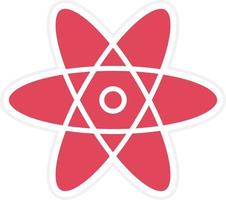 Atom Icon Style vector