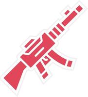 Light Machine Gun Icon Style vector